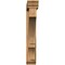 Ekena Millwork Balboa Traditional Rough Sawn Bracket w/ Offset Brace, Western Red Cedar, 6"W x 38"D x 38"H BKT0604X38X38BOA01RWR - alternate 4